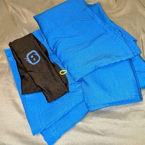 Wonder wink scrub SET royal blue. Medium top,pants